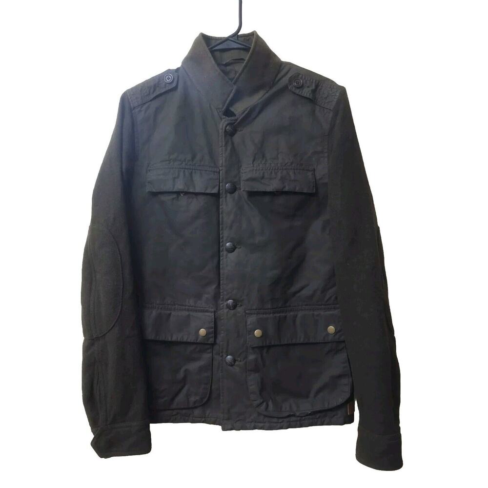 Scotch & Soda Amsterdam Couture Quilted Wool/ Cotton Military Jacket Size S